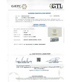 3.47 cts Unheated Natural White Sapphire - White Pukhraj (SKU:90090059)