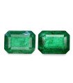 1.88 cts Natural Emerald (Panna) - Earring Pair