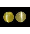 1.91 cts Natural Cats Eye (Lehsunia) - Earring Pair