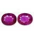 4.31 cts Unheated Natural Ruby (Manak) - Earring Pair