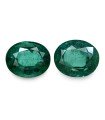 5.01 cts Natural Emerald (Panna) - Earring Pair