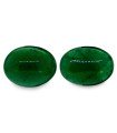 6.7 cts Natural Emerald (Panna) - Earring Pair