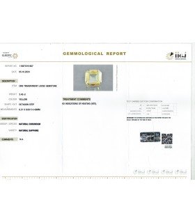 3.45 cts Unheated Natural White Sapphire - White Pukhraj (SKU:90148958)