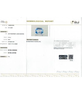 4.14 cts Unheated Natural Blue Sapphire - Neelam (SKU:90149252)