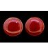 6.31 cts Natural Coral (Moonga) - Earring Pair