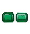16.56 cts Natural Emerald (Panna) - Earring Pair