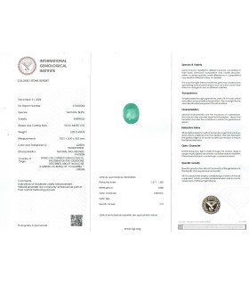 2.28 cts Natural Emerald - Columbia - Panna (SKU:90150302)