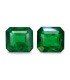 3.74 cts Natural Emerald (Panna) - Earring Pair