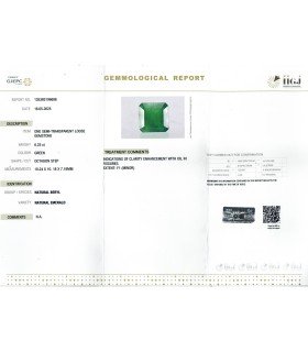 6.23 cts Natural Emerald - Panna (SKU:90154577)