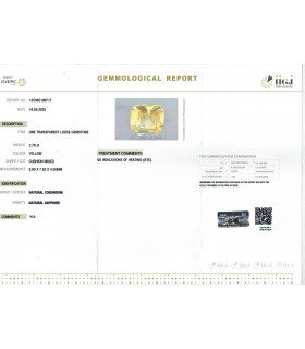 2.78 cts Unheated Natural Yellow Sapphire - Pukhraj (SKU:90155727)