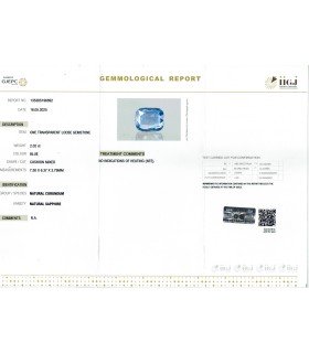 2.02 cts Unheated Natural Blue Sapphire - Neelam (SKU:90155888)