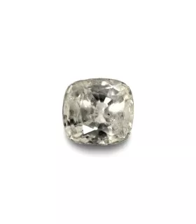 2.57 cts Unheated Natural White Sapphire (White Pukhraj)