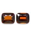 18.13 cts Natural Hessonite Garnet (Gomedh) - Earring Pair