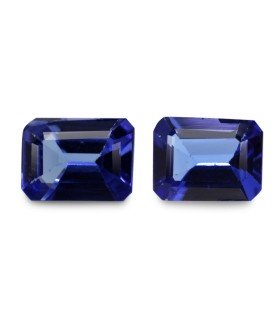 3.08 cts Natural Tanzanite - Earring Pair