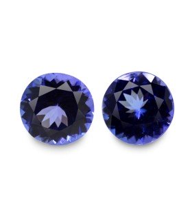 3.17 cts Natural Tanzanite - Earring Pair