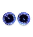 3.58 cts Natural Tanzanite - Earring Pair