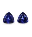 3.4 cts Natural Tanzanite - Earring Pair
