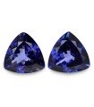 3.56 cts Natural Tanzanite - Earring Pair