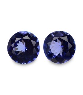 2.68 cts Natural Tanzanite - Earring Pair