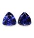 3.48 cts Natural Tanzanite - Earring Pair