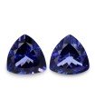 3.33 cts Natural Tanzanite - Earring Pair