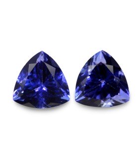 3.72 cts Natural Tanzanite - Earring Pair
