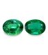 8.11 cts Natural Emerald (Panna) - Earring Pair